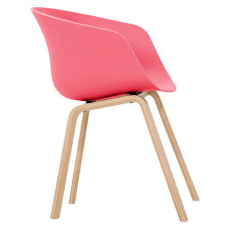 Пластиковый стул Красный